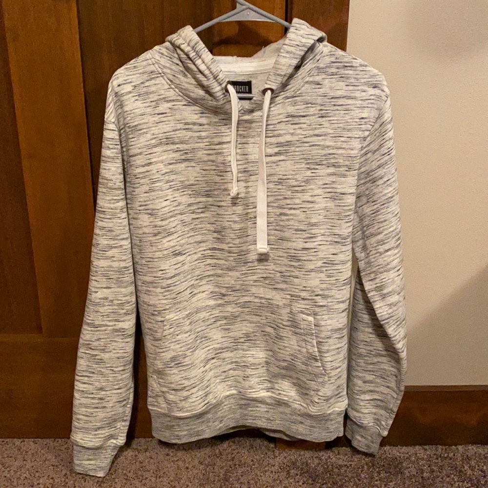 White and Gray Hoodie